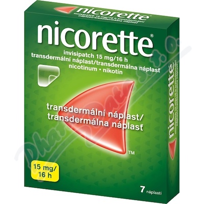 Nicorette Invisip.15mg/16h drm.em.7x15mg