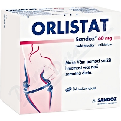 Orlistat Sandoz 60mg por.cps.84x60mg