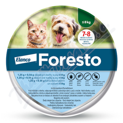 Foresto 1.25g+0.56g obojek koč+psi do8kg