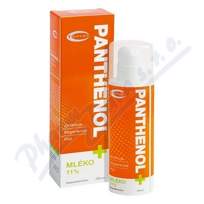 TOPVET Panthenol+Mléko 11% 200ml