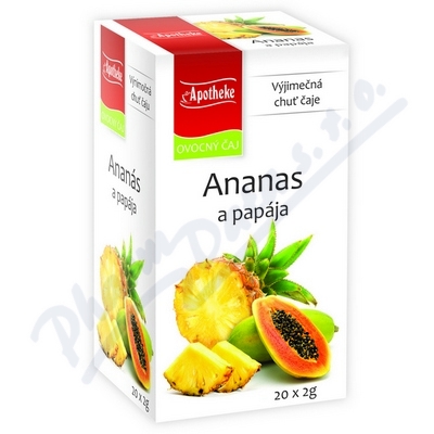 Čaj Ananas a papája 20x2g APOTHEKE