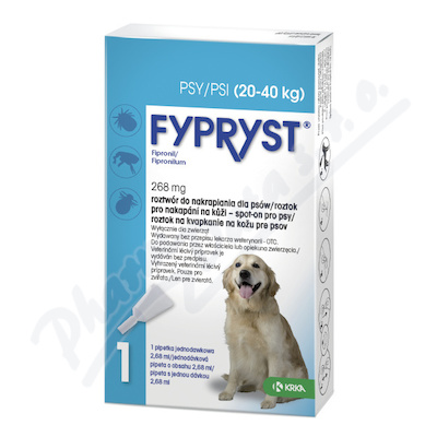 Fypryst Dogs L 1x2.68ml spot-on pro psy