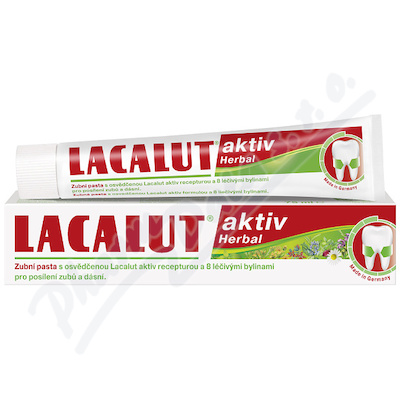 Lacalut zubní pasta Aktiv herbal 75ml