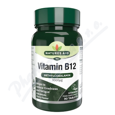 Vitamín B12(1000mcg)tbl.90-sublingvalní