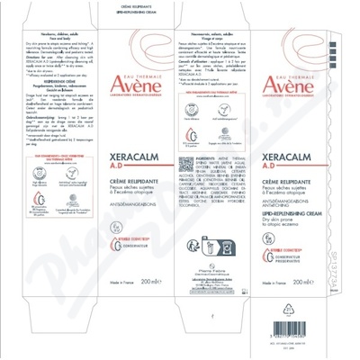 AVENE XeraCalm AD 200ml-relipid.krém