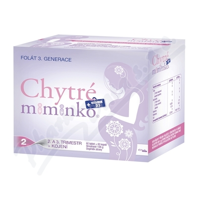 Chytré miminko methylfolát 2 DHA tbl.60+