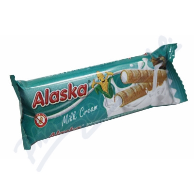 Kukuřičné trubičky Alaska ml.krém 18g