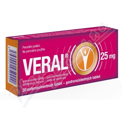 Veral 25mg por.tbl.30x25mg blistr