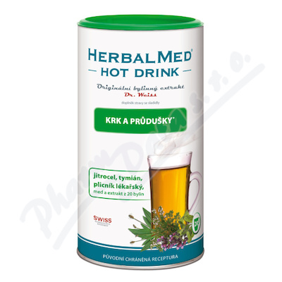 HERBALMED HotDrink Dr.W.krk průdušky180g