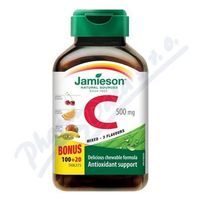 Jamieson Vitamín C 500mg na cuc.mix 3pří