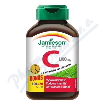 Jamieson Vitamín C 1000mg s pos.u.120tbl