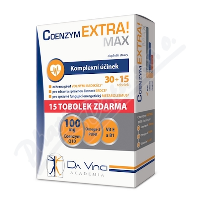 Coenzym EXTRA! Max 100mg D.V.30+15zdarma