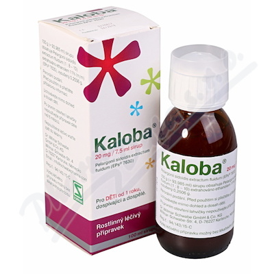 Kaloba 20mg/7.5ml sirup 1x100ml