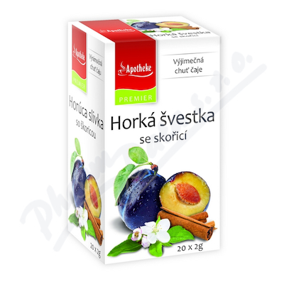 Čaj Horká švestka+skořice 20x2g APOTHEKE