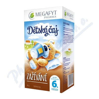 MEGA Dětský čaj zažívání 20x2g