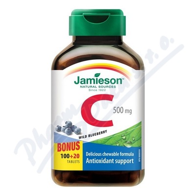 JAMIESON Vitam.C 500mg borův.cucací 120t