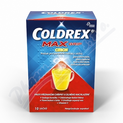 Coldrex MAXGrip Citron 10 KS