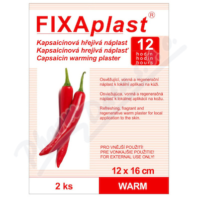 FIXAplast kapsai.hř.náp.WARM 12x16cm 2ks