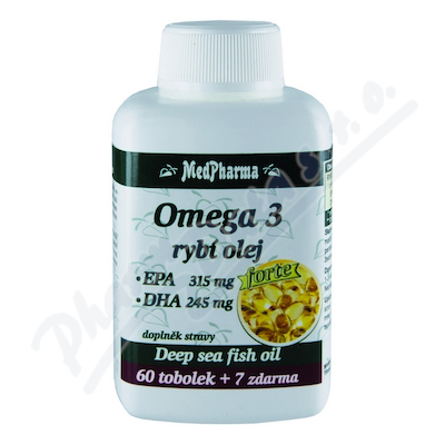 MedPh Omega 3 rybí olej Forte tob.67