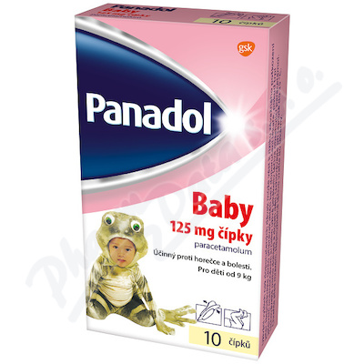 Panadol Baby cipky 125mg rct.sup.10x125m