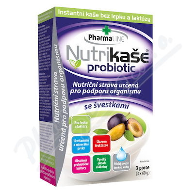 Nutrikaše probiotic-švestk.180g (3x60g)