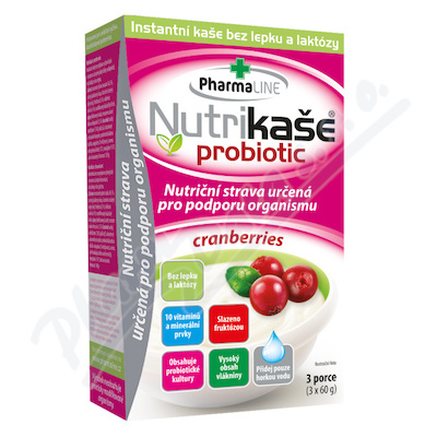 Nutrikaše probiotic-cranberr.180g(3x60)