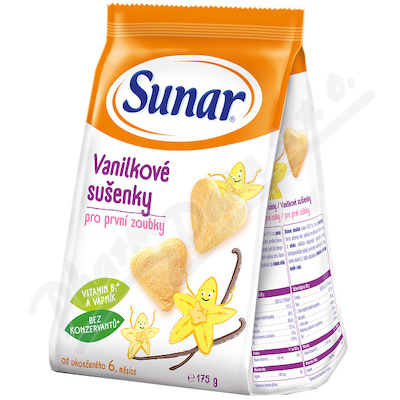 Sunar vanilkové sušenky 175g 49610175