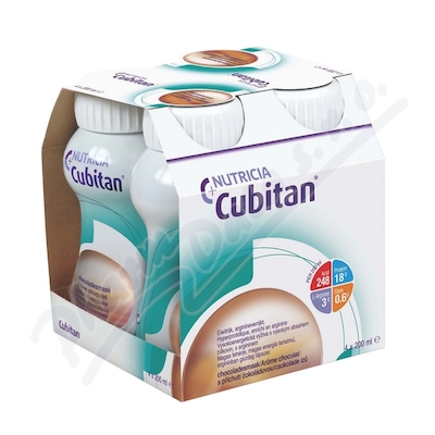 Cubitan s př.čok.por.sol.4x200ml 96290