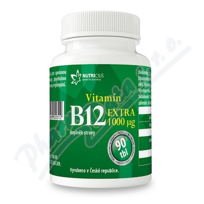 Vitamin B12 EXTRA 1000mcg tbl.90