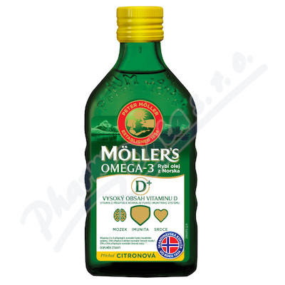 Mollers Omega 3 50+ 250ml(přích.citr)