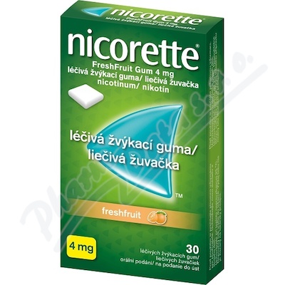 Nicorette Freshfruit gum 30x4 mg