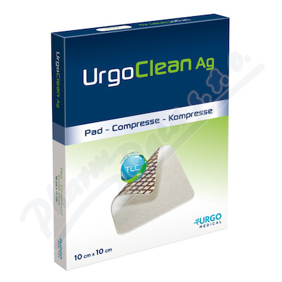 UrgoClean Ag lipidokoloid.kryti 10x10cm