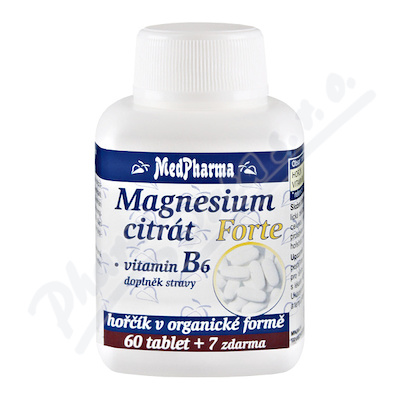 MedPh Magnesium citrát Forte B6 67tbl.