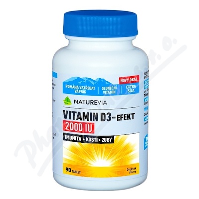 NatureVia Vit.D3 90tbl.2000IU