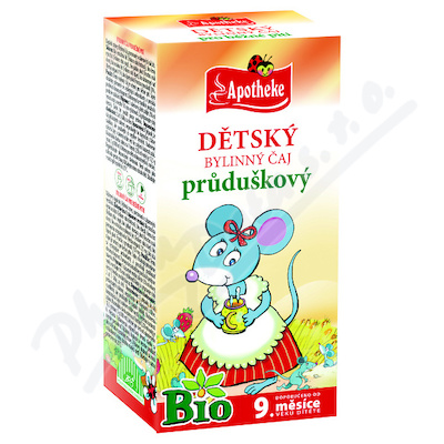 Čaj dětský BIO průduškový 20x1.5g APOTHE