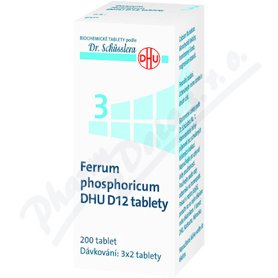 No.3 Ferrum phosphoricum DHU D12 200tbl.