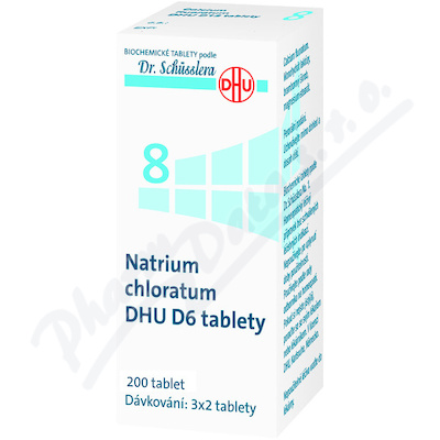 No.8 Natrium chloratum DHU D6 200tbl.