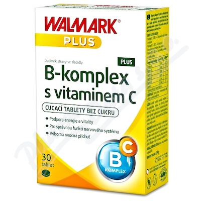 B-komplex PLUS s vitaminem C30tbl.