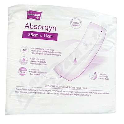 Absorgyn 15ks porod.vložky 35x11cm