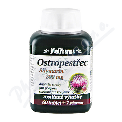 MedPh Ostropestřec(Silymarin 200mg)67tbl