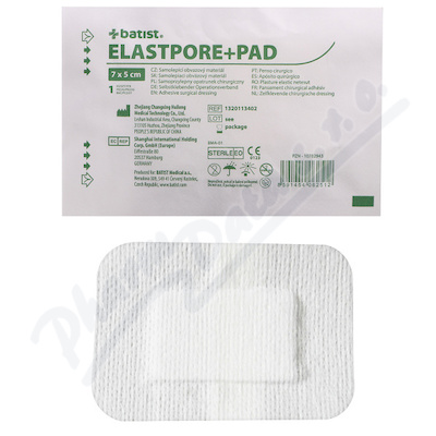 ELASTPORE+PAD nápl.s.steril.7cmx5cm 1ks