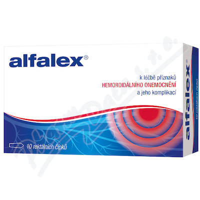 Alfalex rektalni cipek 10x2.5g