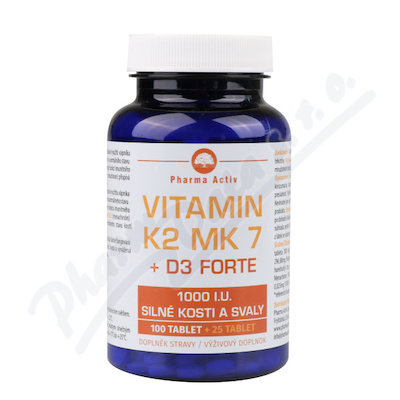 Vitamin K2 MK7 + D3 FORTE 1000 I.U. 125