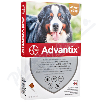 Advantix-psy 40-60kg spot-on a.u.v.1x6ml