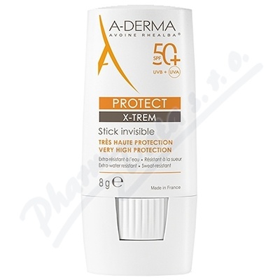 A-DERMA Prot.X-TREME Tran.tyč.SPF50+ 8g