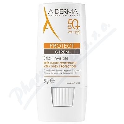 A-DERMA Prot.X-TREME Tran.tyč.SPF50+ 8g