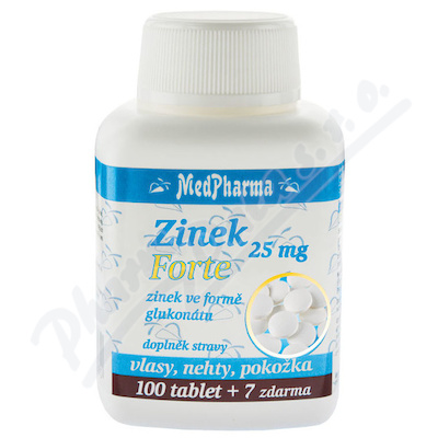 MedPh Zinek 25 mg Forte tbl.107