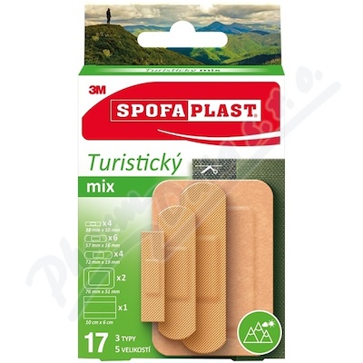 Spofaplast 3M 604 Turisticky mix 17ks