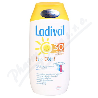 LADIVAL Děti LSF 30 mléko 200ml