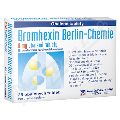 Bromhexin 8 BC  drg.25x8mg